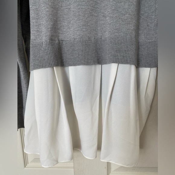 Adrianna Papell Gray Knit Sweater - Picture 6 of 7